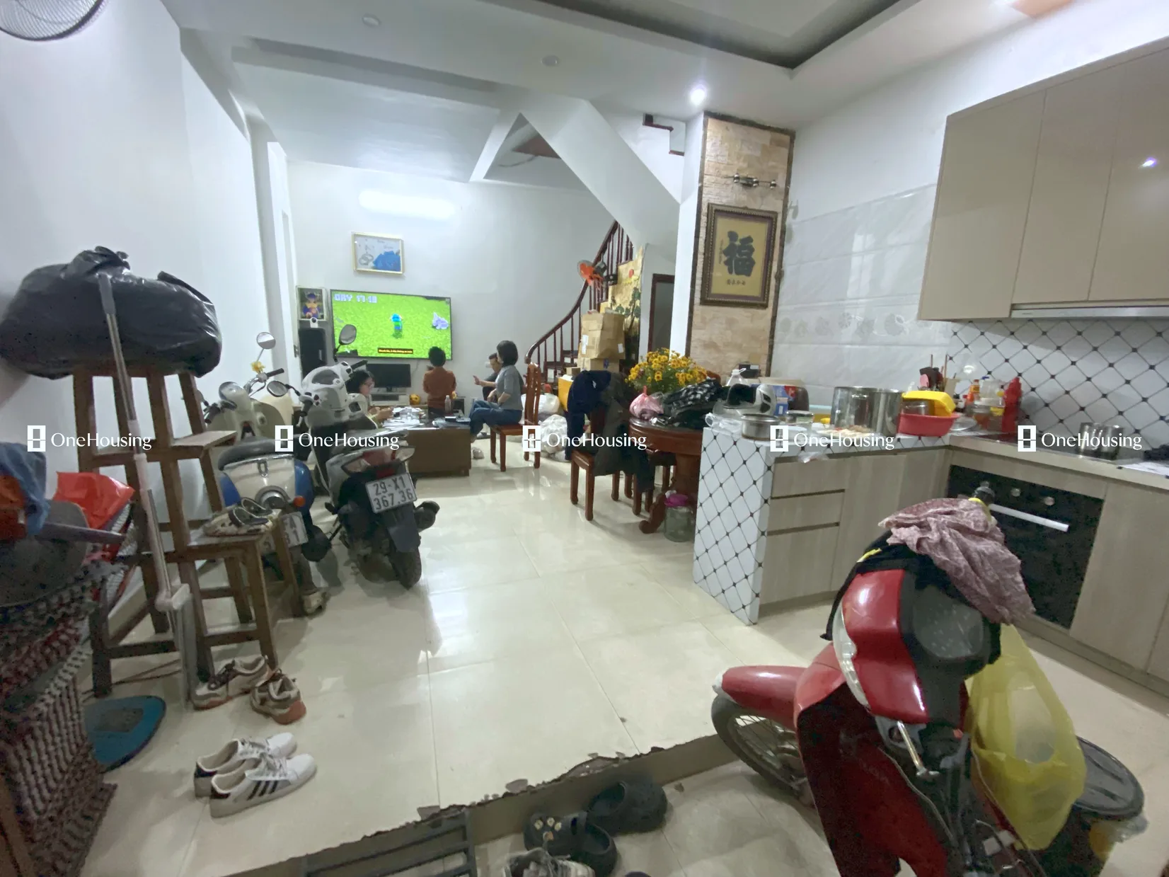 Nhà mặt ngõ cách Phan Đình Giót 20m, diện tích 41m² x 5 tầng, mặt tiền 4.9m